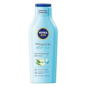Nivea Sun Moisturising After Sun Lotion 400 ml, Lotion with Skin Soothing Effect After Sunbathing, After Sun with…