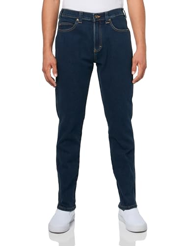 Dickies Mens 5-Pocket Athletic Taper Denim Jean, Denim Dark WASH, 30 30