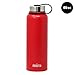 MIRA 40 Oz Stainless Steel Vacuum Insulated Wide Mouth Water Bottle | Thermos Keeps Cold for 24 hours, Hot for 12 hours | Double Walled Powder Coated Travel Flask | Red