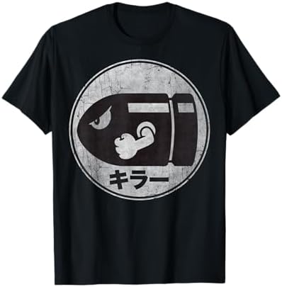Amazon.com: Super Mario Bullet Bill Simple T-Shirt : Clothing
