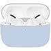 Airpods Pro Case, Ultra Thin Soft Silicone Anti-Slip Protective Watruer Case for Apple Airpods 3 Charging Case - Light Blue