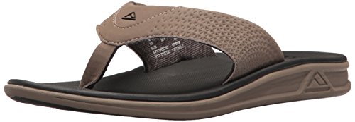 Reef Mens Sandals Rover | Athletic Sports Flip Flops for Men with Soft Cushion Footbed | Waterproof