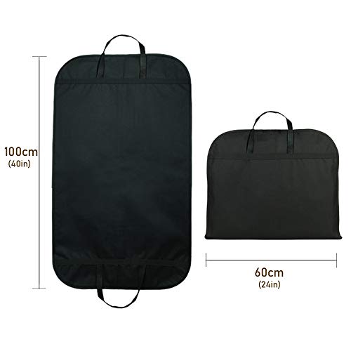 A Plus 40 Inches Travel Suit Cover, Breathable Folding Garment Bags with Handles