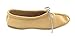 Bastien Industries Women's Maple Tan Moose Hide Leather Ballet Earthing Moccasins (9, Natural Tan)