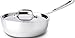 All-Clad 4213 Stainless Steel Tri-Ply Bonded Dishwasher Safe Saucier Pan with Lid / Cookware, 3-Quart, Silver