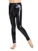 Aaronano Little Girls' Metallic Color Shiny Stretch Leggings