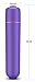 Portable Mini Bullet Vibrator - SEXY SLAVE Waterproof 10 Speed Trigger Point Clit Stimulator (Pack of 2, Pink and Purple)