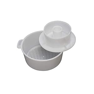 Hozprom Cheese Molds Manufacturer Kaasvorm met persdeksel | drukcilinder | voor kaasrasp tot 1,2 kg | D = 150 mm, hoogte…