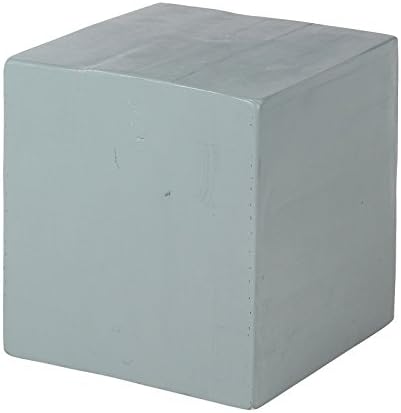 USA-Made Rustic Warm Mist Cube Accent Stool / Side Table / Ottoman