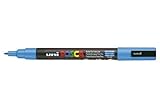 UNI-BALL POSCA MARKER PEN PC-3M - SKY BLUE - SINGLE PEN