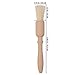 REDECKER Natural Pig Bristle Pastry Brush with Untreated Beechwood Handle for Basting, Glazing and Applying Eggwash, 7-1/4 inches - Pastry Brush for Cooking and Baking, Made in Germany