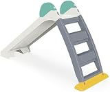 Dolu Kids Slide Indoor Outdoor White with Grey Steps Toddlers 2+ view 3