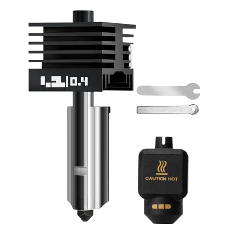for Bambu Lab P2S Hot End,for BambuLab P2S Hotend 0.4mm for Bambu Lab H2D/H2S/P2S 3D Printer,H2S Hotend High Temperature Quick Swap Hardened Steel Nozzle Replacement 3D Printer Extruder