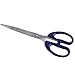 Ktrio Scissors for Office Stainless Steel Scissors Sharp Scissors Office Scissors Home Cutting 8 Inch Scissors Reduced Effort with Long Blade Anti-Rust Straight-Handle Pointed Tip Scissors Blue 2 Pack