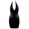 Collective Chaos Latex Halter Mini Dress
