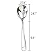 Cand Stainless Steel Serving Spoons, 6 Pieces Large Tablespoon, 9.7 Inches