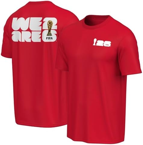 FIFA World Cup 2026 Men's Official We are 26 Wordmark Logo T-Shirt