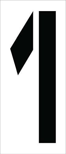 National Marker Corp. PMC24-1 Stencil, Number 1, 24 Inch