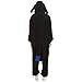 ESY Costume Adult Pajamas Cosplay Onesie Black Blue Umbreon L