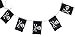 Juvale Pirate Birthday Banner Flags (80 ft.)