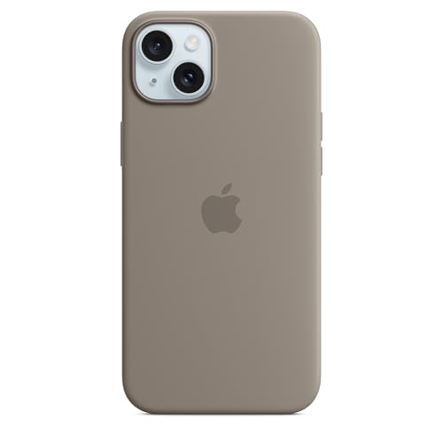 Funda de Silicona con MagSafe para el iPhone 15 Plus - Arcilla ​​​​​​​