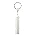 Safety Whistle with Keychain, HongFei Emergency Whistle Aluminum Alloy Double Tube Survival Whistle for Outdoor Hiking Camping