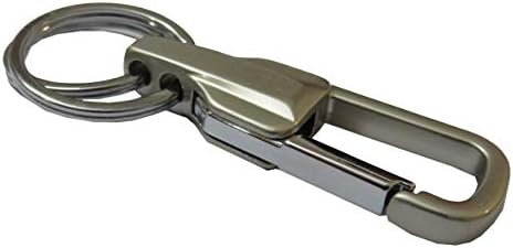 IMPRINT 1 Metal Hook Unisex Keychain with 2 Rings Keychain Holder for Bikes Car Keychains and Any Keys