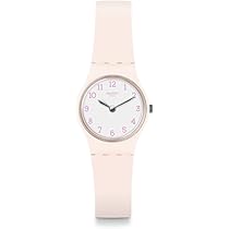 Amazon.com: Swatch Unisex Casual Watch Pink Stainless Steel