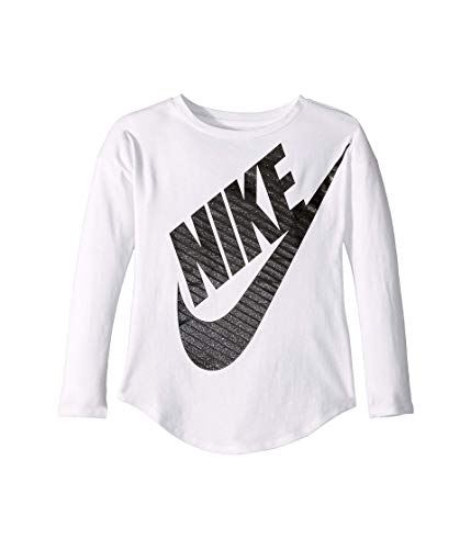 Camiseta de manga larga para niña Nike Jumbo Futura (niños pequeños)