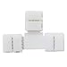 LightingWill 10pcs/Pack T Shape Solderless Snap Down 2Pin Conductor LED Strip Connector for Quick Splitter Connection of 8mm Wide 3528 2835 Single Color Flex LED Strips