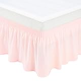 Amazon Basics Three Sided Wrap Around Ruffled Bed