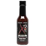 Elijah's Xtreme Carolina Reaper Hot Pepper Sauce with Sweet Black Cherries, Cranberries and Kentucky Bourbon (5 oz)