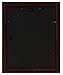 Frametory, Photo Frame comes with Ivory Mat for Pictures - Curved Bevel Design - Sawtooth Hanger, Swivel Tabs - Wall Display - Real Glass (Walnut, 11x14 Frame for 8x10 Pictures)