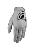 Callaway Golf Men's Opticolor Leather Glove, Worn on Left Hand, Medium/Large Grey