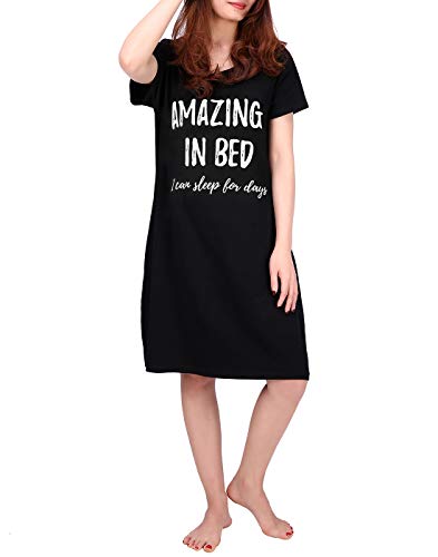 HDE Womens Sleepwear Cotton Nightgowns 
