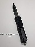 Double Action Out The Front Safety Knife Black