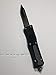 Double Action Out The Front Safety Knife Black