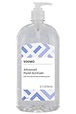Amazon Brand - Solimo Hand Sanitizer with Vitamin E, 32 Fluid Ounce (Pack of 4)