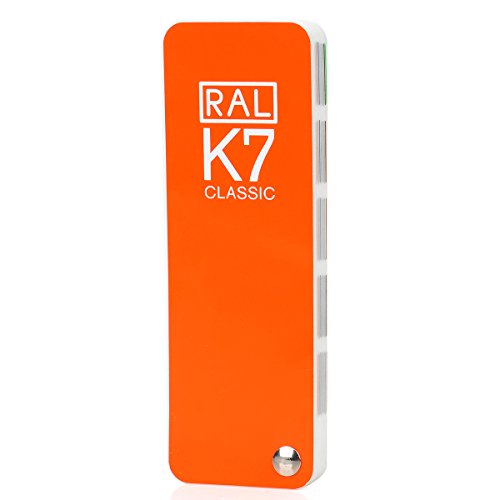 Paint Color Page Chip Card Brochure RAL K7 Paper Chip Card