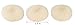 CLOTHOBEAUTY Hair Bun Donut Makers - 3 Piece Set of Extra Small Hair Doughnut Shapers for Short and Thin Hair (2.5 inches, Blonde)