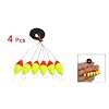 Dcolor-4-Pcs-Yellow-Red-Plastic-6-in-1-Fishing-Bobber-Stopper-Sz-3 Dcolor-4-Pcs-Yellow-Red-Plastic-6-in-1-Fishing-Bobber-Stopper-Sz-3