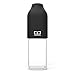monbento - MB Positive M Black bpa free water bottle - 17 Oz - Leak proof sports and travel water bottle