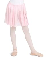 Capezio Big Girls' Children's Collection Circular Pull-On Skirt, Pink, Medium