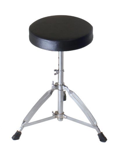 Purple 5 Piece Drum Set with Cymbals Stands Hardware Stool and Sticks Full Adult Size Complete