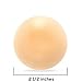 Incogtito Pasties for Women | 2 Pairs of Reusable Silicone Pasties Nipple Concealers with Adhesive + Bonus Pair of Flower Nipple Concealer Stickers (2 Pairs + Bonus Stickers)