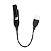 GOOQ Replacement USB Charging Charger Cable Cord for Fitbit Flex Band Wireless Activity Bracelet - 0.59 Feet Black (1 Piece)