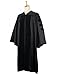 GraduationMall Unisex Classic Doctoral graduation gown Black Small 45(5'0