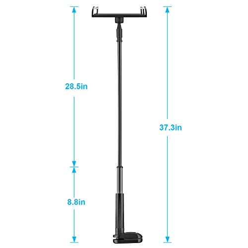 Tryone Gooseneck Tablet Stand - Tablet Mount Holder Compatible with iPad iPhone Series/Nintendo Switch/Samsung Galaxy Tabs/Amazon Kindle Fire HD and More, 37.3in Overall Length
