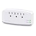 CyberPower CSB300W Essential Surge Protector, 900J/125V, 3 Outlets, Wall Tap