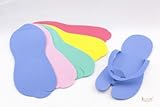 Disposable Pedicure Salon PINK Flip Flop Slippers Nail Foam 12 Thong Foot Sandle